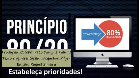 Técnicas de Estudo - Princípio de Pareto