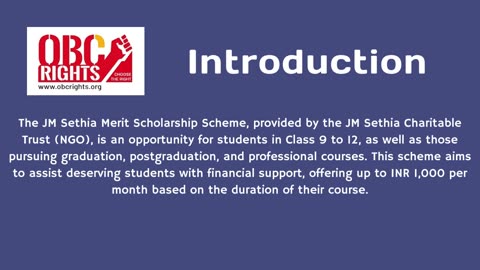 Who are eligible to avail JM Sethia Merit scholarship scheme