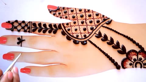 Latest Simple Jewellery Mehndi design Easy Mehandi for hands Stylish Mehndi designs NewEid