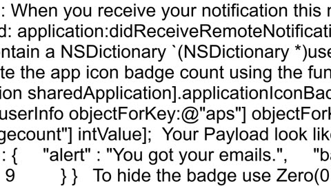 How to show the notification count in app icon