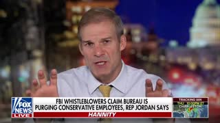 "Frightening Stuff" - Jim Jordan Exposes FBI Purging Conservative Whistleblowers