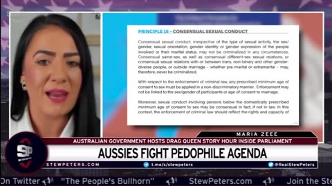 NWO: Australian government hosts pedophile drag queen story time inside Parliament!
