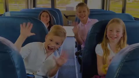 Nastya and friends teach school bus rules