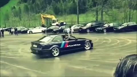 Best Drifting-Burnout Video! /Bmw E36 Street Drift Compilation 2022