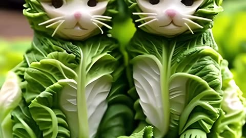 Such lovely vegetables. Are you willing to eat it? #Autumncrit #Kittens can cure everything