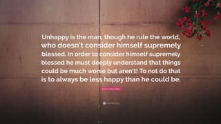 Soul of the EveryMan - Happiness versus Outcome - you are in control.