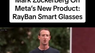 Mark Zuckerberg revealing the Next Generation RayBan Meta Smart Glasses!