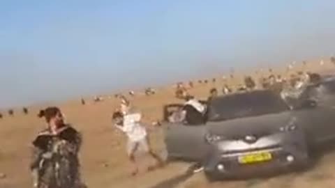 Israeli Ravers Flee from Hamas