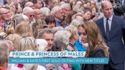 Kate Middleton and Prince William Make First Solo Outing as Prince and Princess of Wales PEOPLE