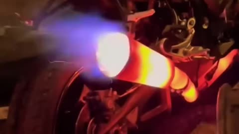 BMW SUPERBIKE ON FIRE || AKRAPOVIC EXHAUST || BURNOUT || FLAMES😨😨