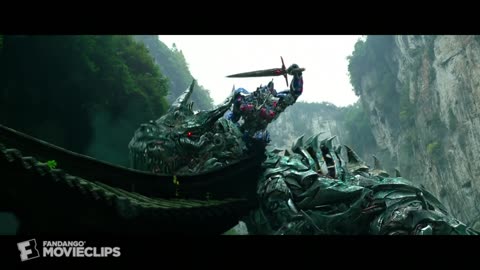 Transformers: Age of Extinction (7/10) Movie CLIP - Dinobots Join the Fight (2014) HD