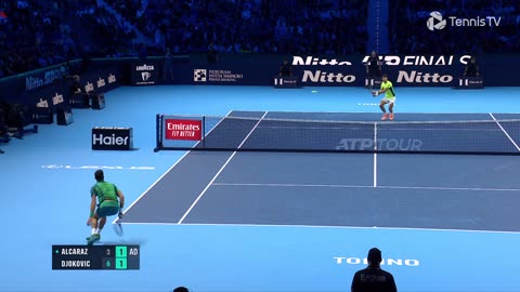 Alcaraz vs Djokovic - 2023 ATP Finals Turin Semifinal