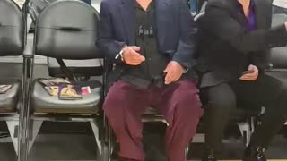 JACK NICHOLSON MAKES RARE PUBLIC APPEARANCE AT LA LAKERS GAME