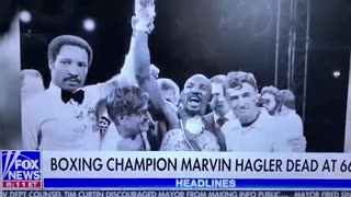 FOX NEWS JUST CASUALLY REPORTED THAT MARVIN HAGLER DIED FROM THE VACCINE!