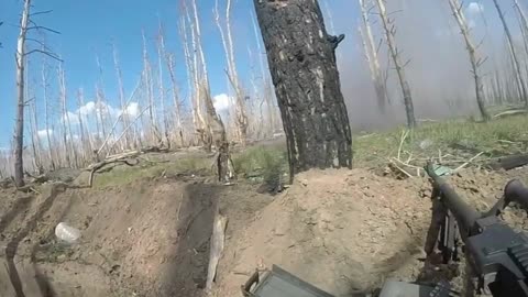 Combat footage GoPro captures trench warfare action