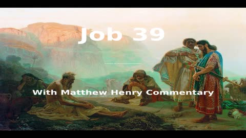 📖🕯 Holy Bible - Job 39 with Matthew Henry Commentary at the end.