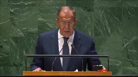 His Excellency Sergey Lavrov Minister for Foreign Affairs - UN General Assembly