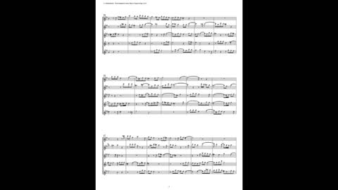 J.S. Bach - Well-Tempered Clavier: Part 2 - Fugue 05 (Flute Quintet)