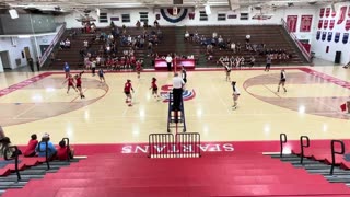 Southwestern vs Oldenburg Varsity Vball Game 3 08-17-23 Set Cam