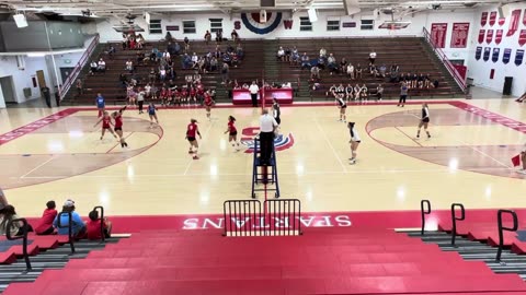 Southwestern vs Oldenburg Varsity Vball Game 3 08-17-23 Set Cam