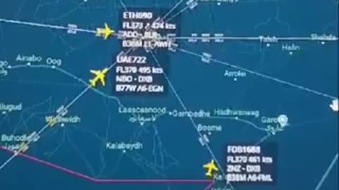 Emirates Boeing 777 and Ethiopian Boeing 737 MAX narrowly avoid a mid-air