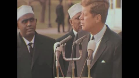 Nov. 27, 1962 - JFK Greets President of Somalia