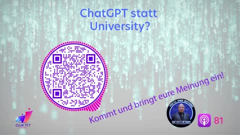 Teaser #81: ChatGPT statt University? (🇩🇪)