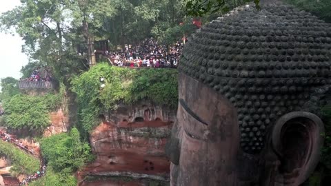 Leshan Giant Buddha, Sichuan, China [Amazing Places 4K]