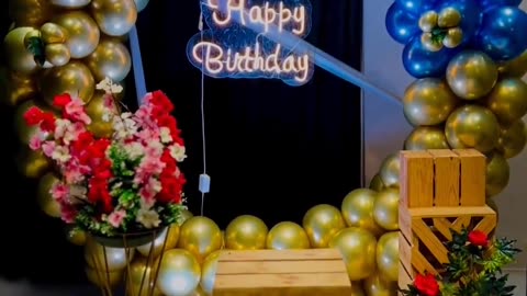 Balloon Decoration , Birthday Decor by Gurudev Raipur Balloon Decoration