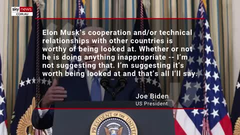 Clueless' Joe Biden 'panics' after Elon Musk question