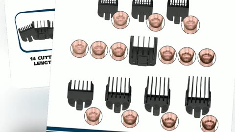 Wahl Groomsman Rechargeable Beard Trimmer Kit - Achieve the Perfect Beard Style!