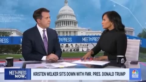 Kristen Welker previews Trump interview ahead of first show as Meet the Press moderator