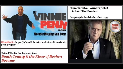 Audio: The Vinnie Penn Project with Tom Trento - MUST SEE: Death County & The River of Broken Dreams