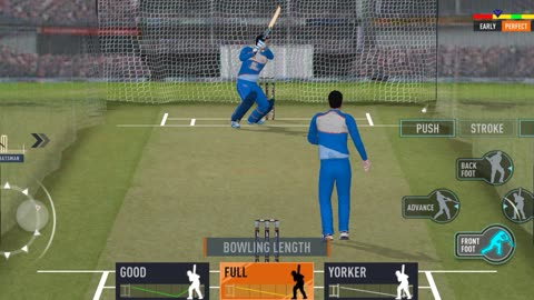 Real cricket 24 game practice scene