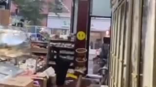 Store Owner Throws Down Some Justice