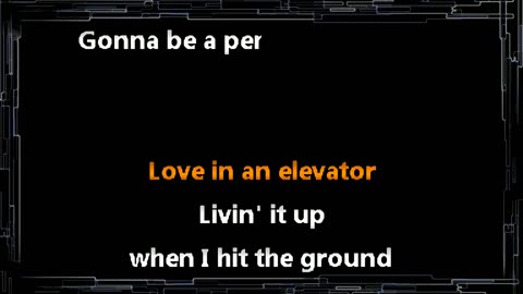 Aerosmith • Love In An Elevator (CC) [Karaoke Instrumental Lyrics]