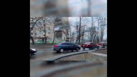 Huge lines formed outside gas stations in Donetsk region after evacuation to Russia announcement