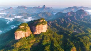 China's most beautiful scenery, high-definition aerial photography cloud tour of China.