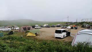 camping in shikoku Japan