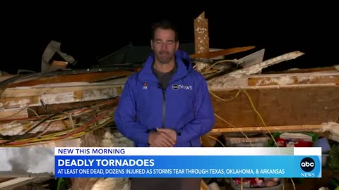 18 Destructive tornadoes rip through South Central US _ GMA