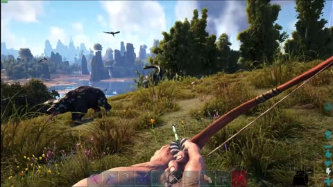 Ark: Survival Evolved - limp arrow hit during chase
