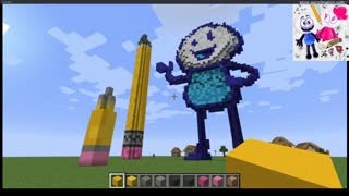 MINECRAFT - HOW TO BUILD PENCILMATE LIVE STREAM!