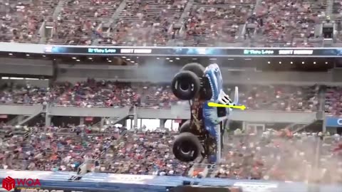 Crazy Monster Truck Freestyle Moments Monster Jam highlights 2023