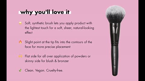 e.l.f. Flawless Face Brush, Vegan Makeup Tool For Flawlessly Contouring & Defining With Powder,...
