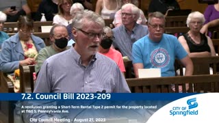 August 21, 2023 - City of Springfield, MO - City Council Meeting