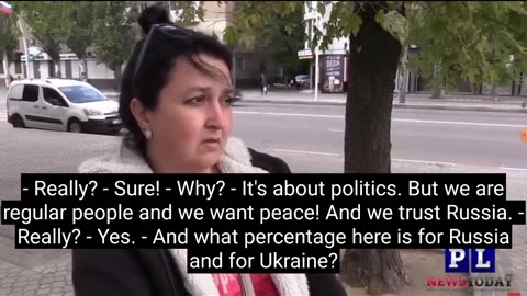 Ukraine war - referendum to join Russia - because we just want peace