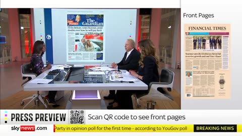 Press Preview_ Friday's papers Sky News