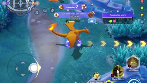 Pokemon Unite Gameplay [Rank]: Charizard Promo Match to Ultra (Season 2 Ending)