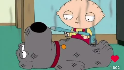 Stewie is absolutely a menace 😂