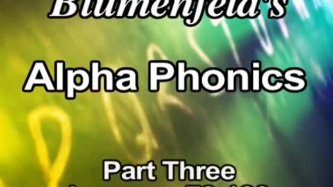 Blumenfeld's Alpha Phonics Program